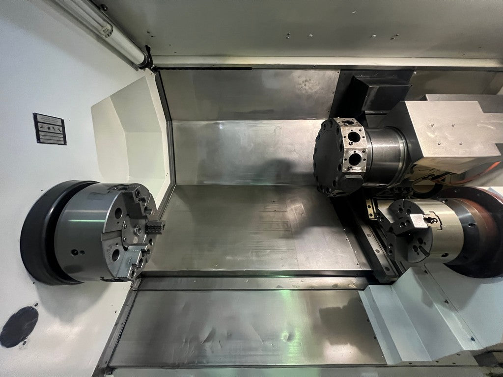 Tornio cnc motorizzato asse Y contromandrino SPINNER TC77 SMCY usato
