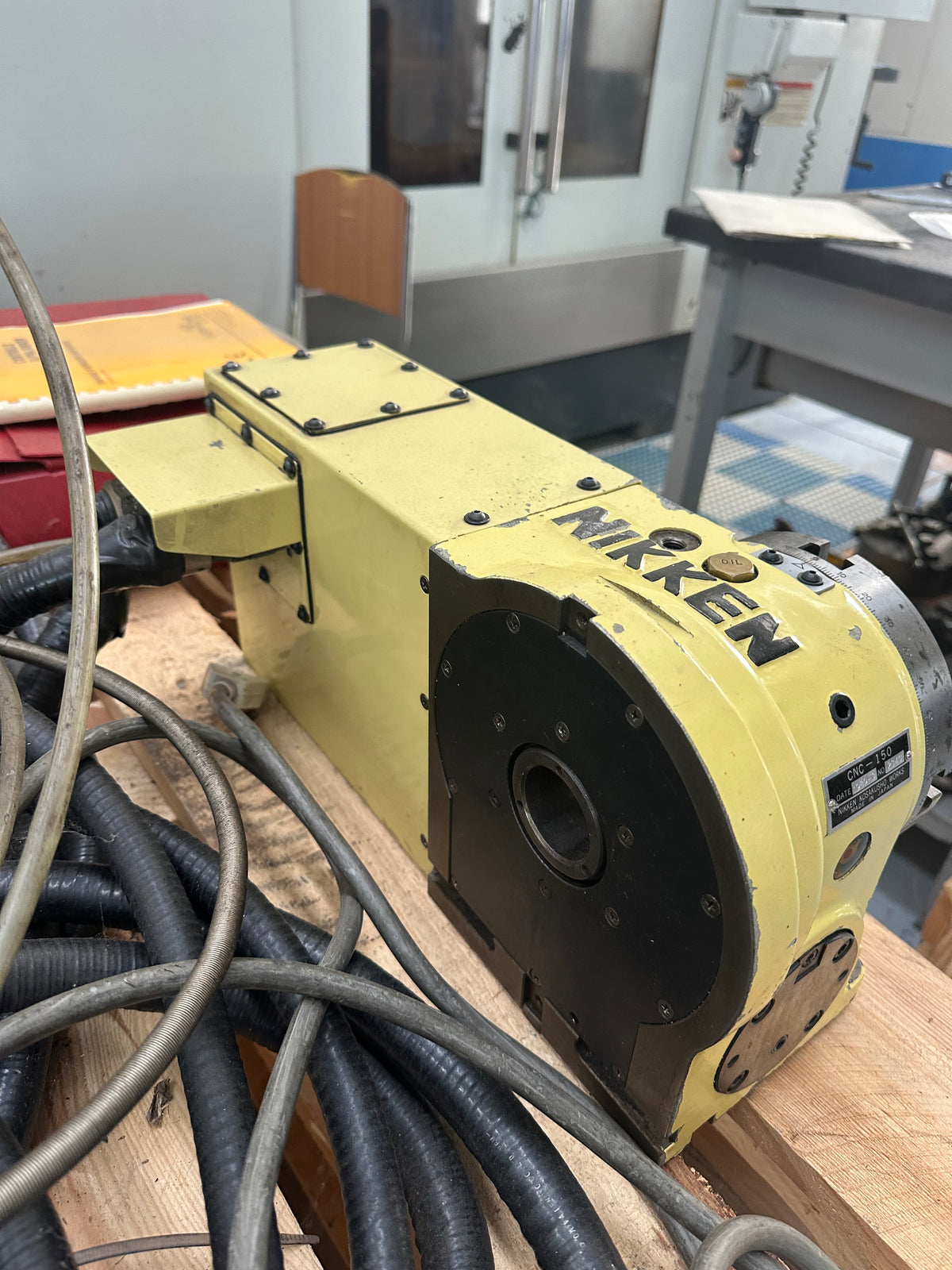 4° asse Nikken CNC-150 con controllo Alpha e documentazione – usato il Metalmeccanico Di M
