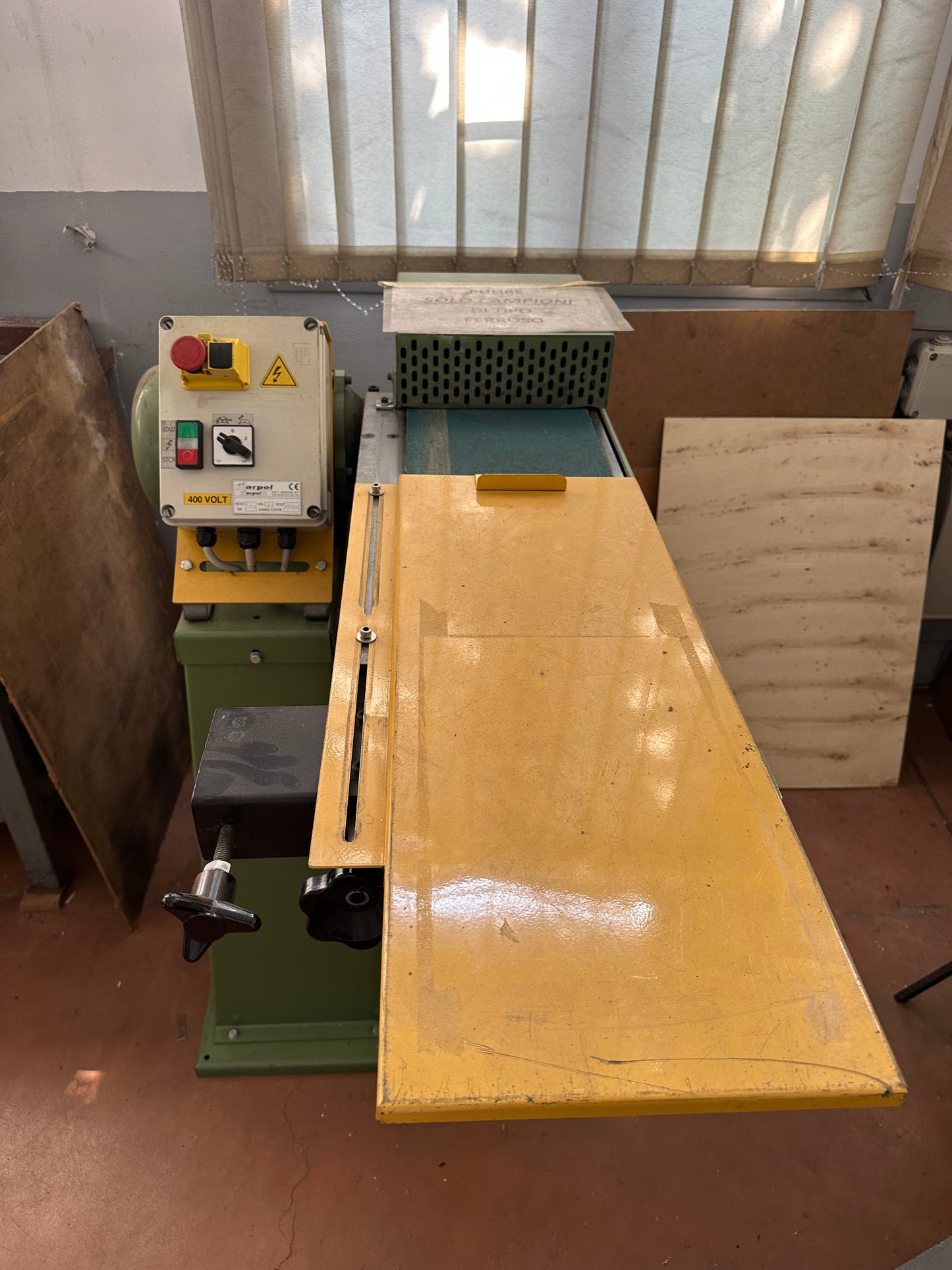 Levigatrice a nastro Marpol R 306 usata 400V il Metalmeccanico Di M