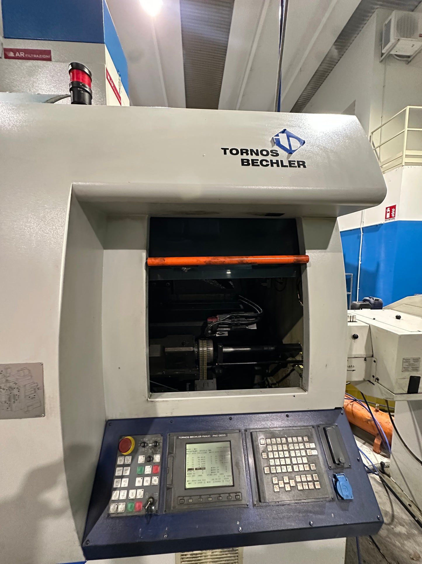 Tornio automatico TORNOS BECHLER DECO 2000/26 usato con caricatore FMB Robobar il Metalmeccanico Di M
