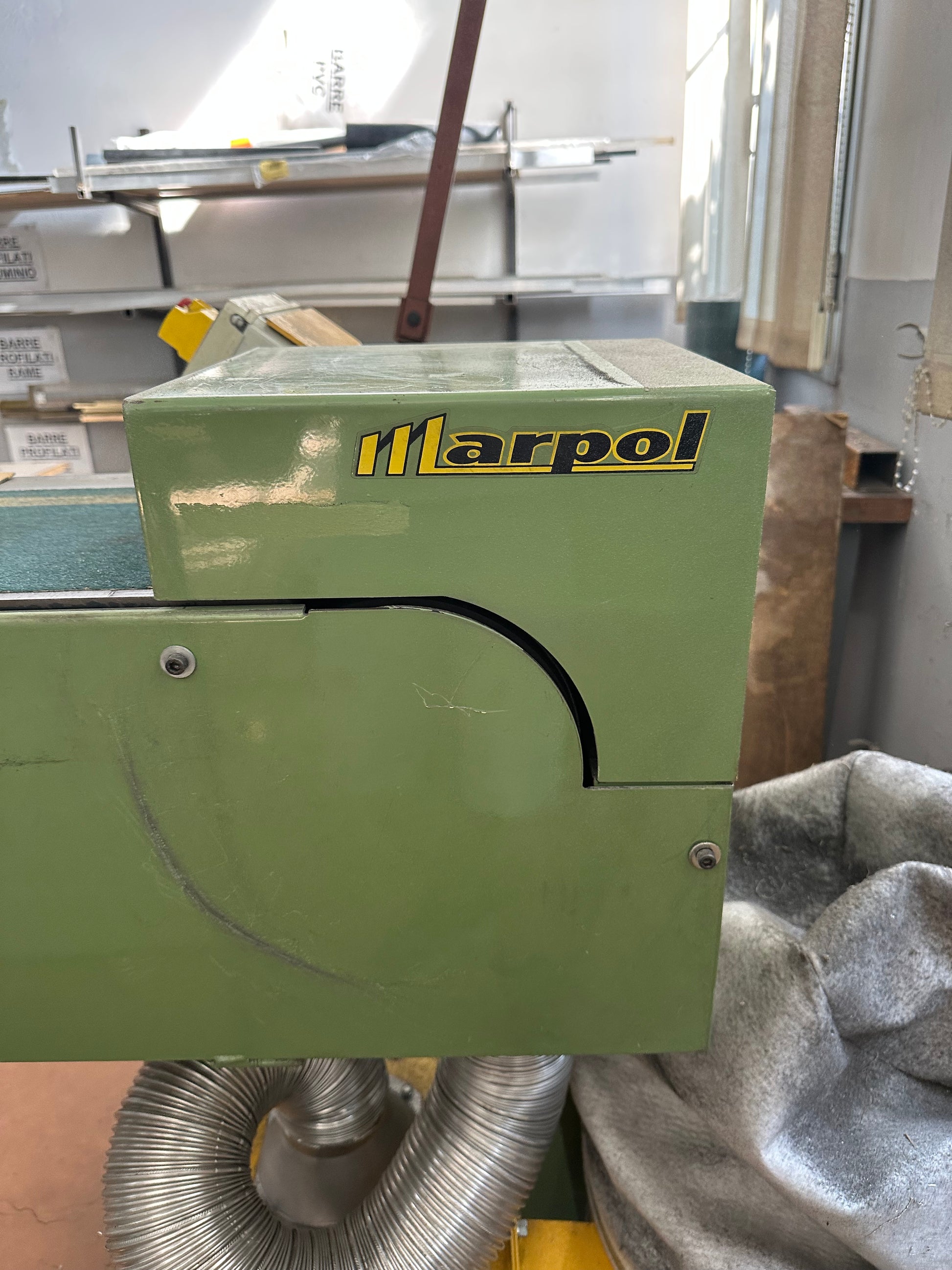 Levigatrice a nastro Marpol R 306 usata 400V il Metalmeccanico Di M