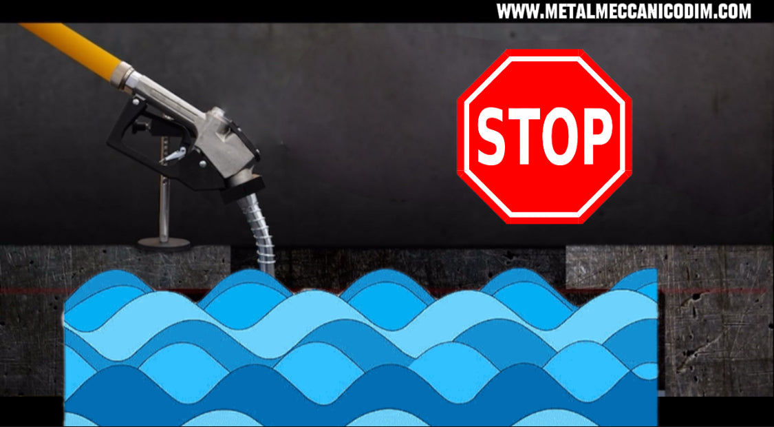 Erogatore per riempimento automatico emulsione e olio da taglio