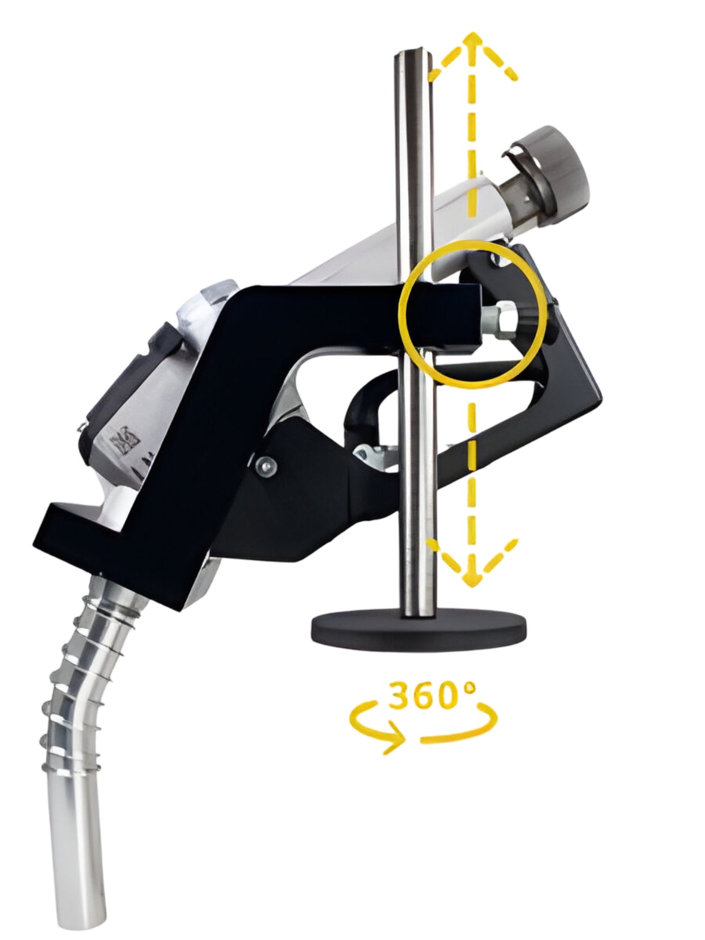Erogatore per riempimento automatico emulsione e olio da taglio