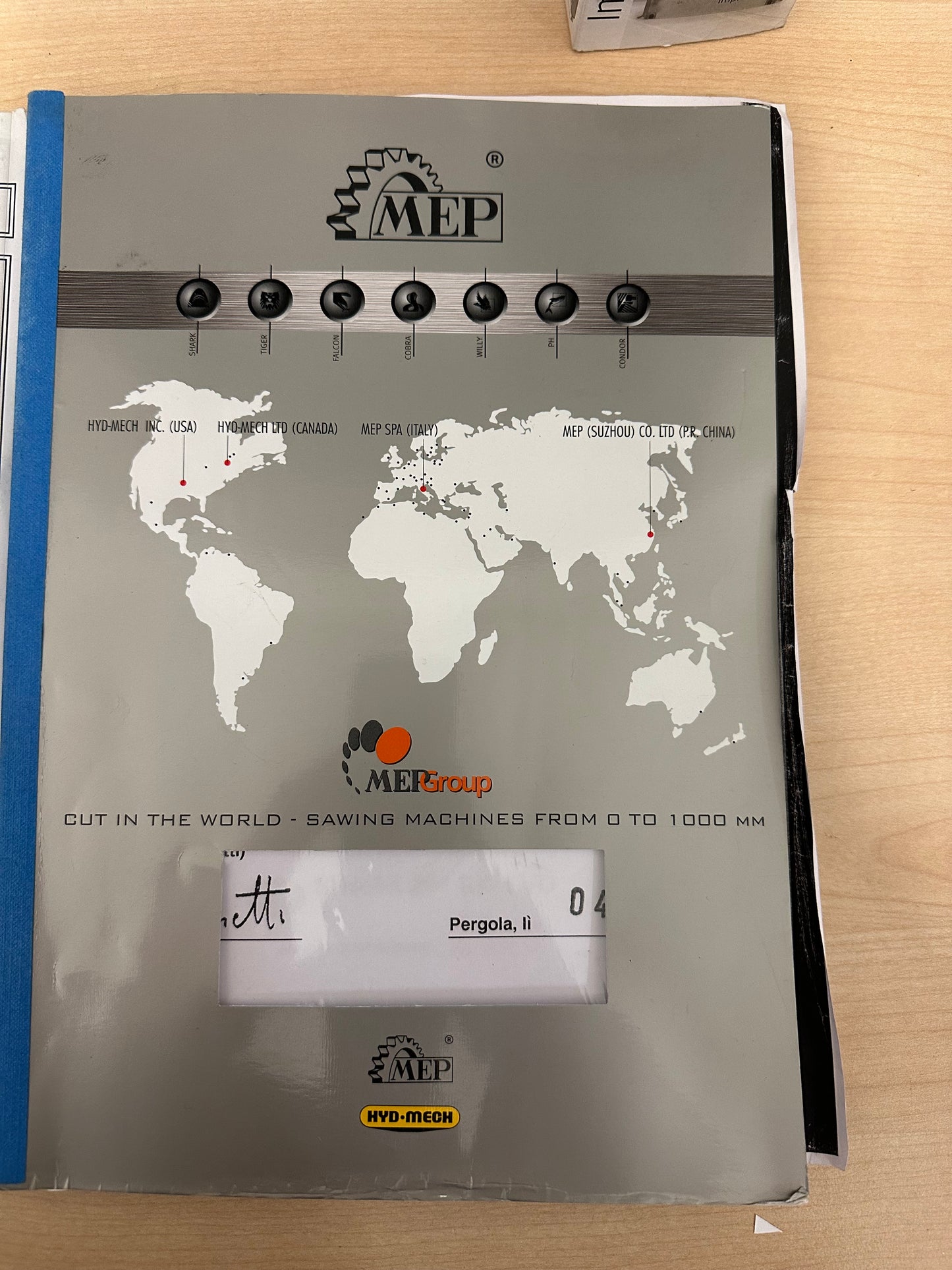 Segatrice a nastro MEP SHARK 281 SXl evo usata