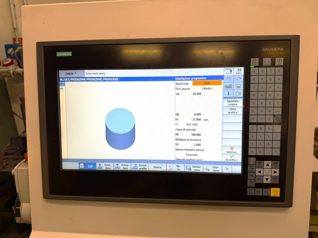 Centro di lavoro 5 assi SPINNER U5 1520 usato il Metalmeccanico Di M