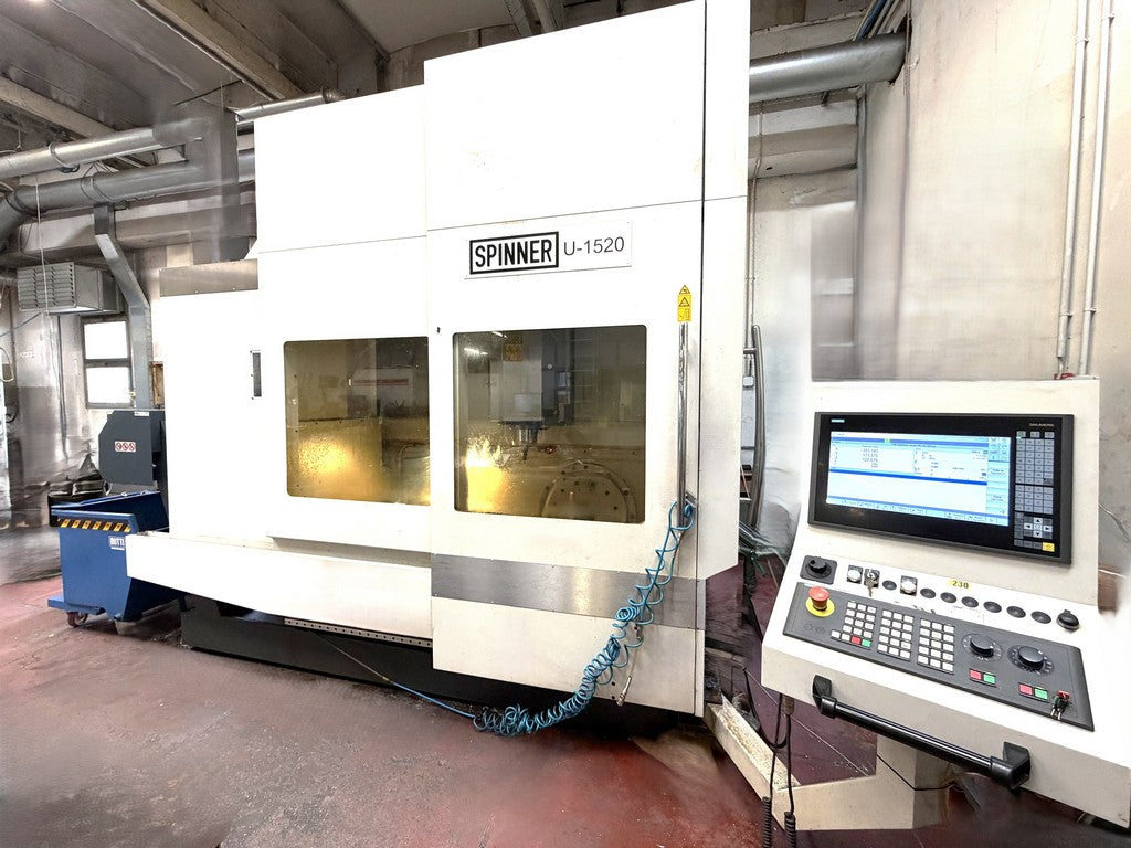 Centro di lavoro 5 assi SPINNER U5 1520 usato il Metalmeccanico Di M