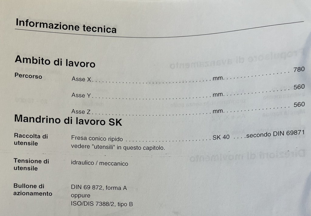 Centro di lavoro 5 assi pallettizzato DMG DMC 60T RS3 usato