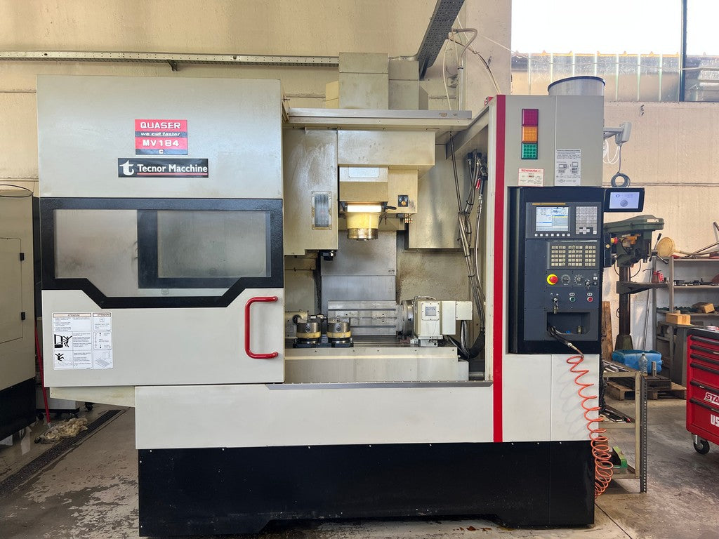 Centro di lavoro verticale 4 assi QUASER MV 184 C usato