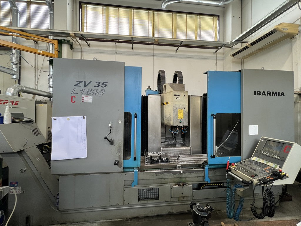 Centro di lavoro verticale a montante mobile IBARMIA ZV 35 L1600 usato il Metalmeccanico Di M