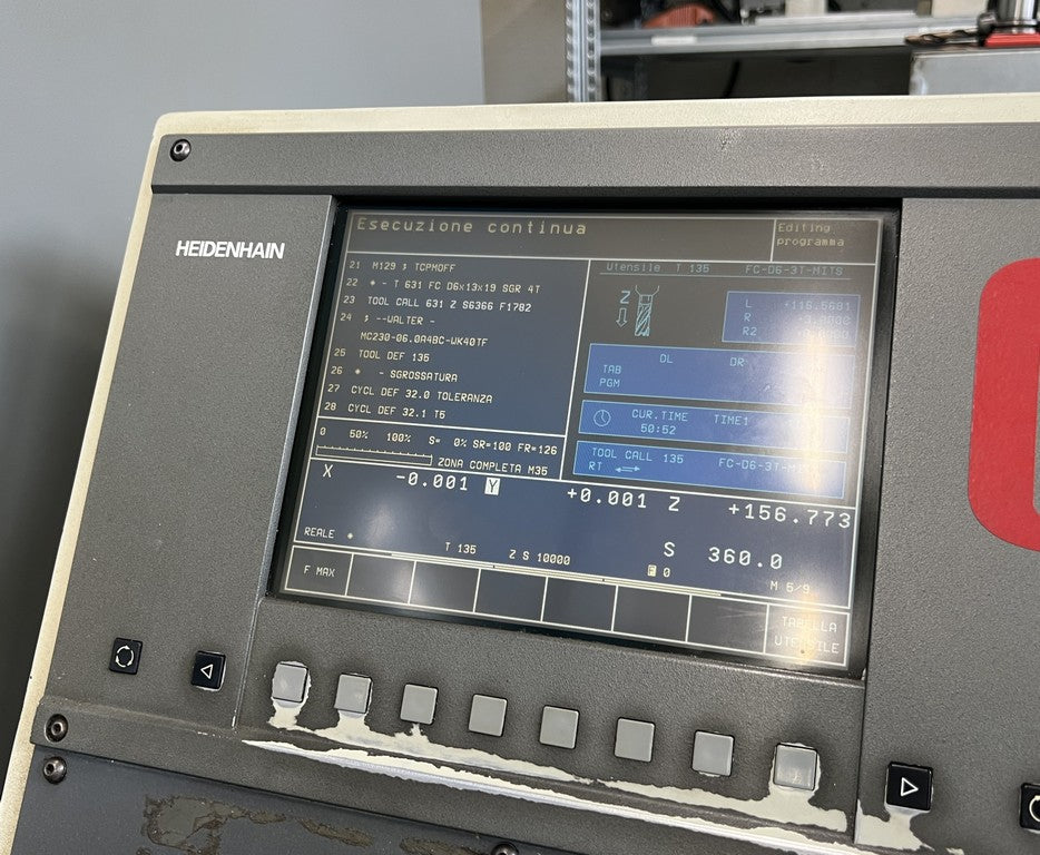 Centro di lavoro verticale a montante mobile IBARMIA ZV 35 L1600 usato il Metalmeccanico Di M