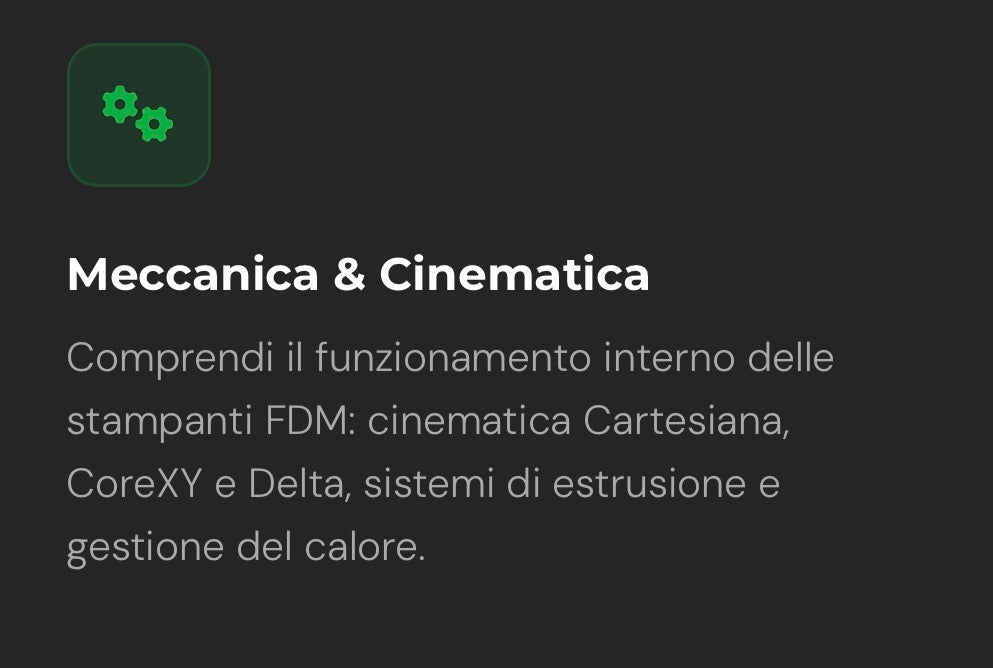 Corso di formazione - stampa  3d ad uso professionale - corso completo 4 giorni il Metalmeccanico Di M