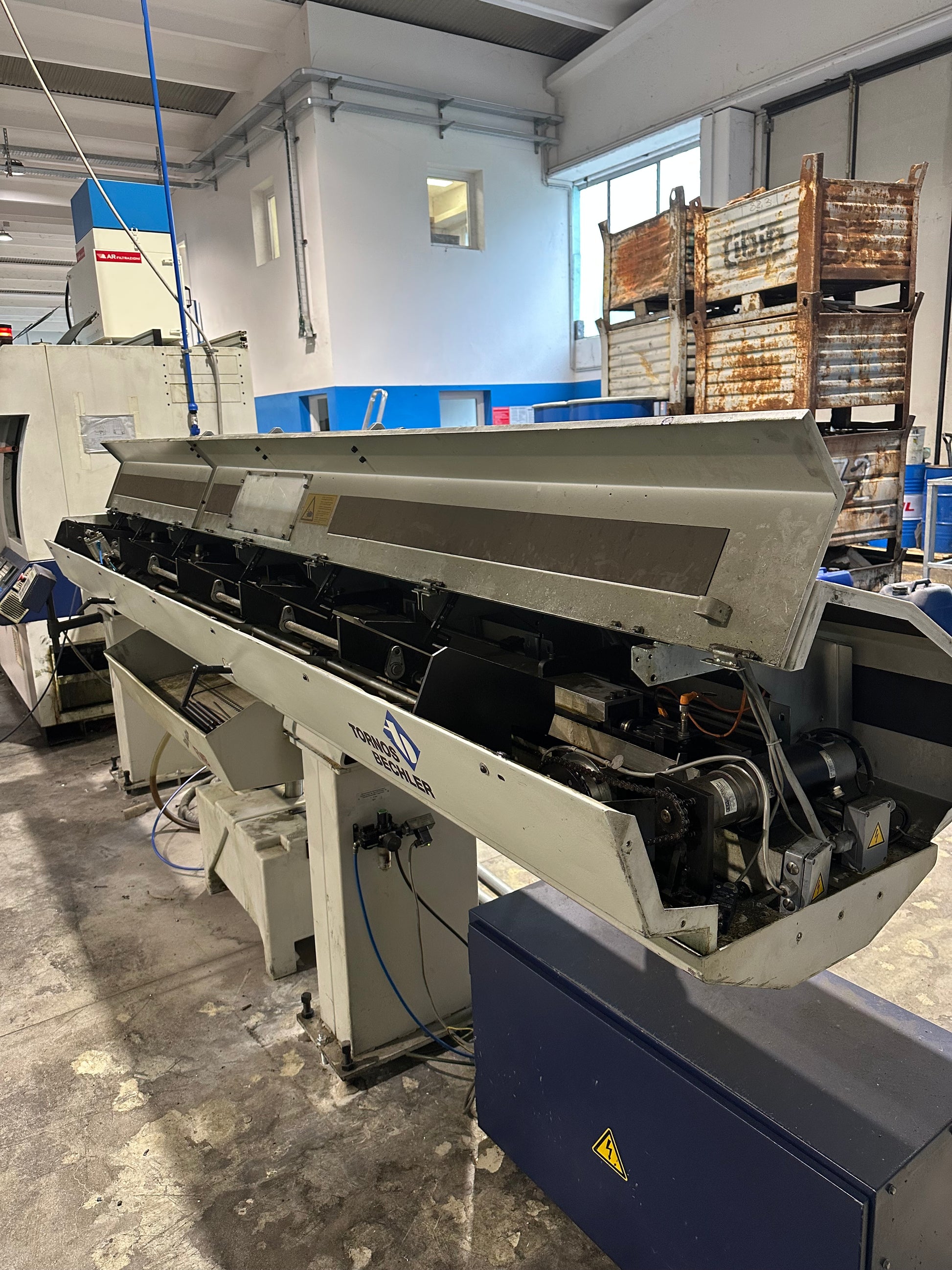 Tornio automatico TORNOS BECHLER DECO 2000/26 usato con caricatore FMB Robobar il Metalmeccanico Di M
