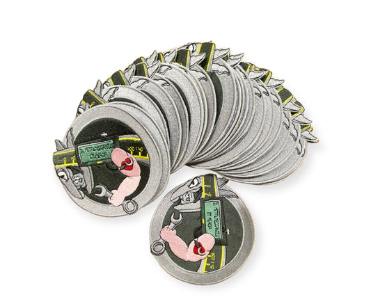 PATCH / TOPPA RICAMATA MDM – Ø 7,5 cm – Termoadesiva