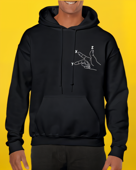 Felpa “Assi CNC” – Hoodie nera (S–XXL) il Metalmeccanico Di M