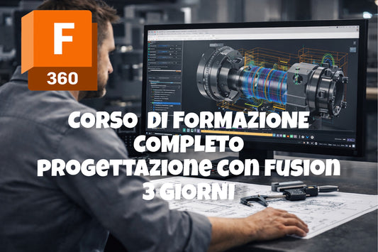 Corso Autodesk Fusion 360 – 3 giorni | Modellazione 3D, assiemi, lamiera, tavole e rendering il Metalmeccanico Di M
