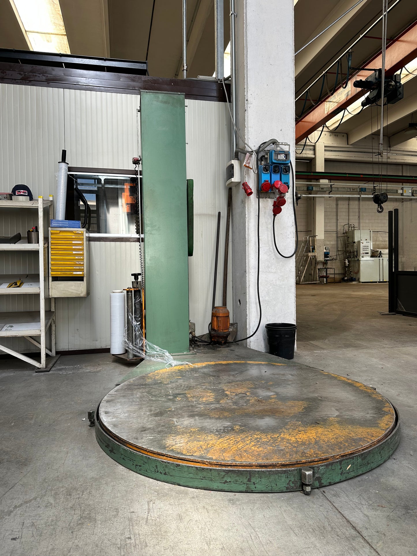 Fasciapallet COMARME RONDA 15 usata – Imballatrice semiautomatica a tavola rotante il Metalmeccanico Di M