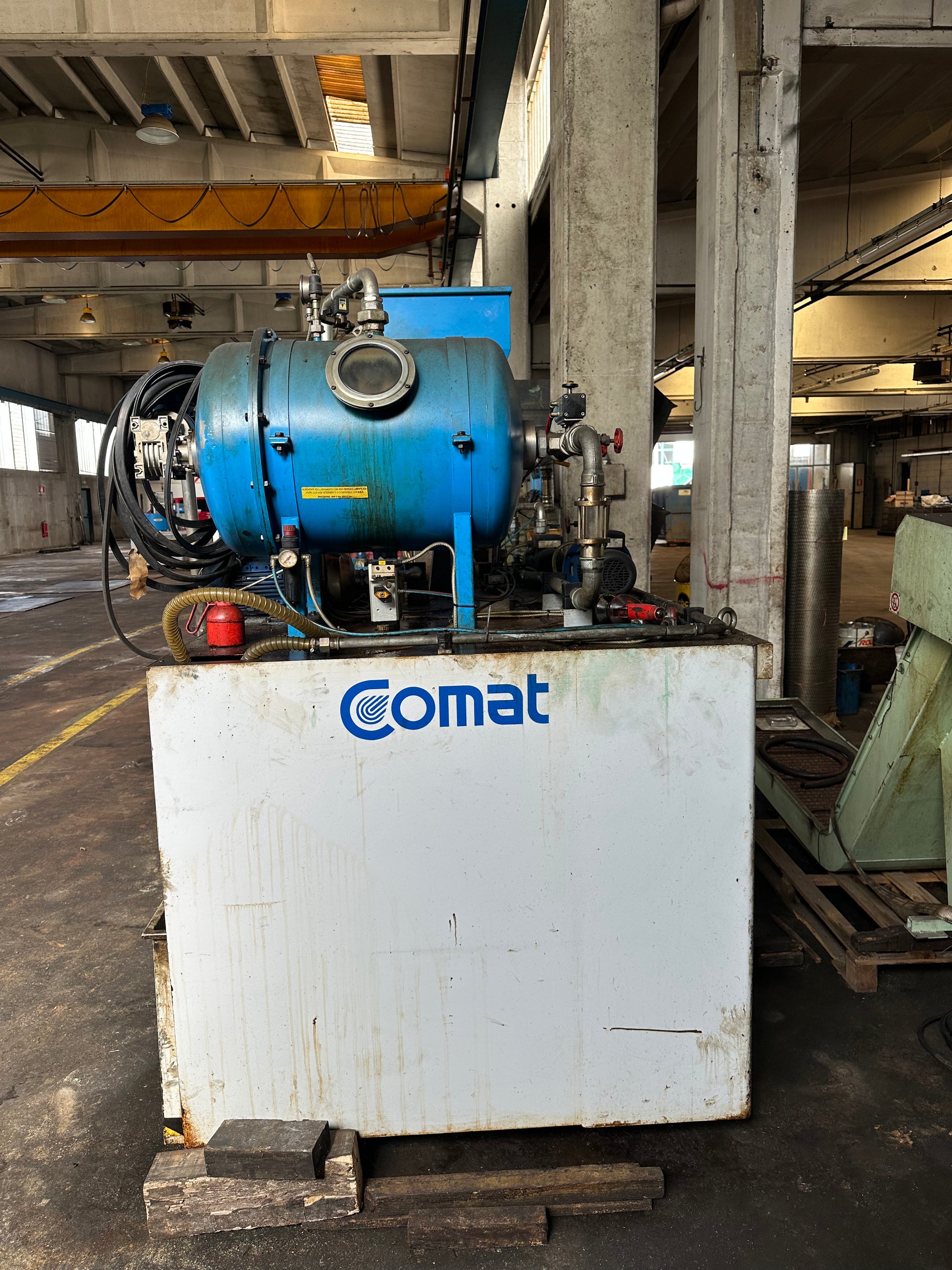 Impianto filtrazione olio COMAT F14DQ-TA-OR usato – Anno 2008 – CE il Metalmeccanico Di M