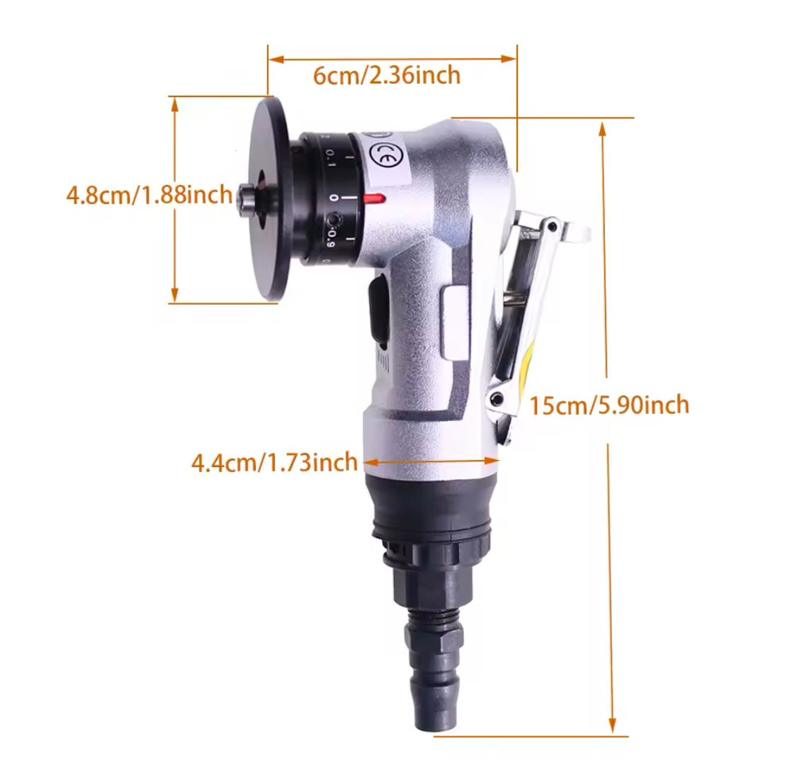 Smussatrice Pneumatica Portatile 45 gradi