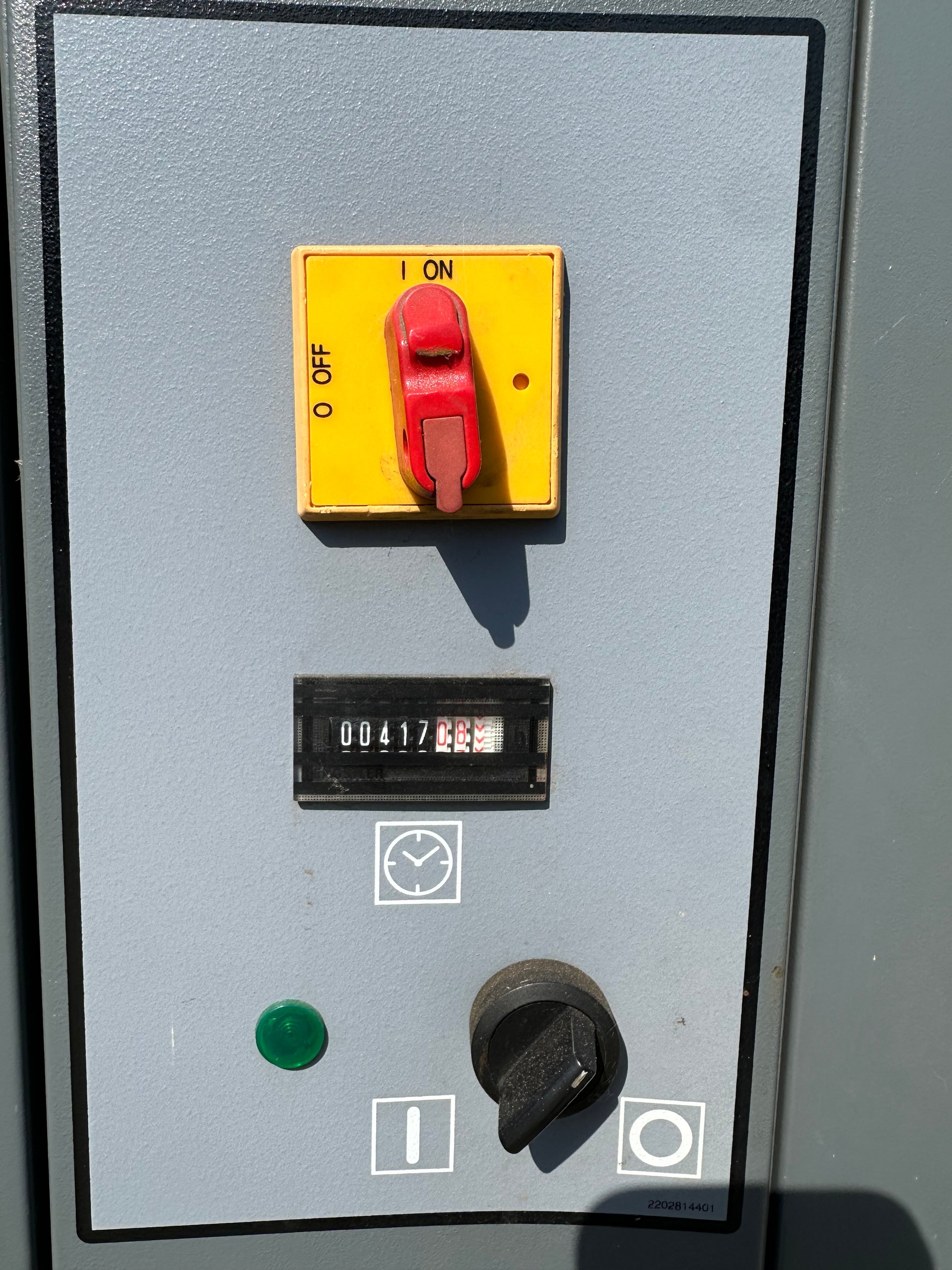 Compressore a vite Atlas Copco GX4 FF usato con essiccatore e serbatoio – 4 kW, 10 bar, anno 2008 il Metalmeccanico Di M