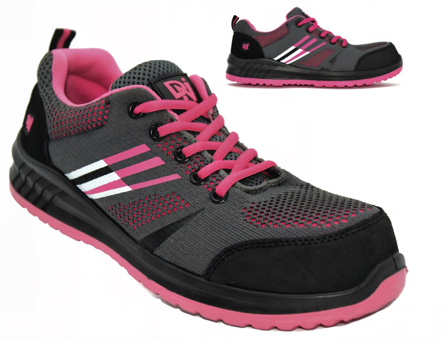 Scarpa antinfortunistica da donna FUCSIA S1 PLSR per meccanica, magazzino, assemblaggio