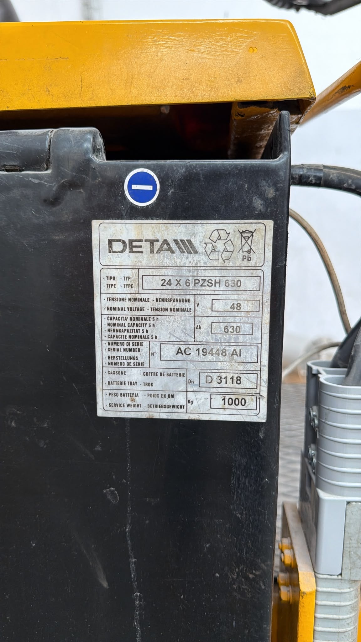 Muletto elettrico CESAB ECO D16-4 usato – Portata 1.600 kg – Montante 4,2 m il Metalmeccanico Di M