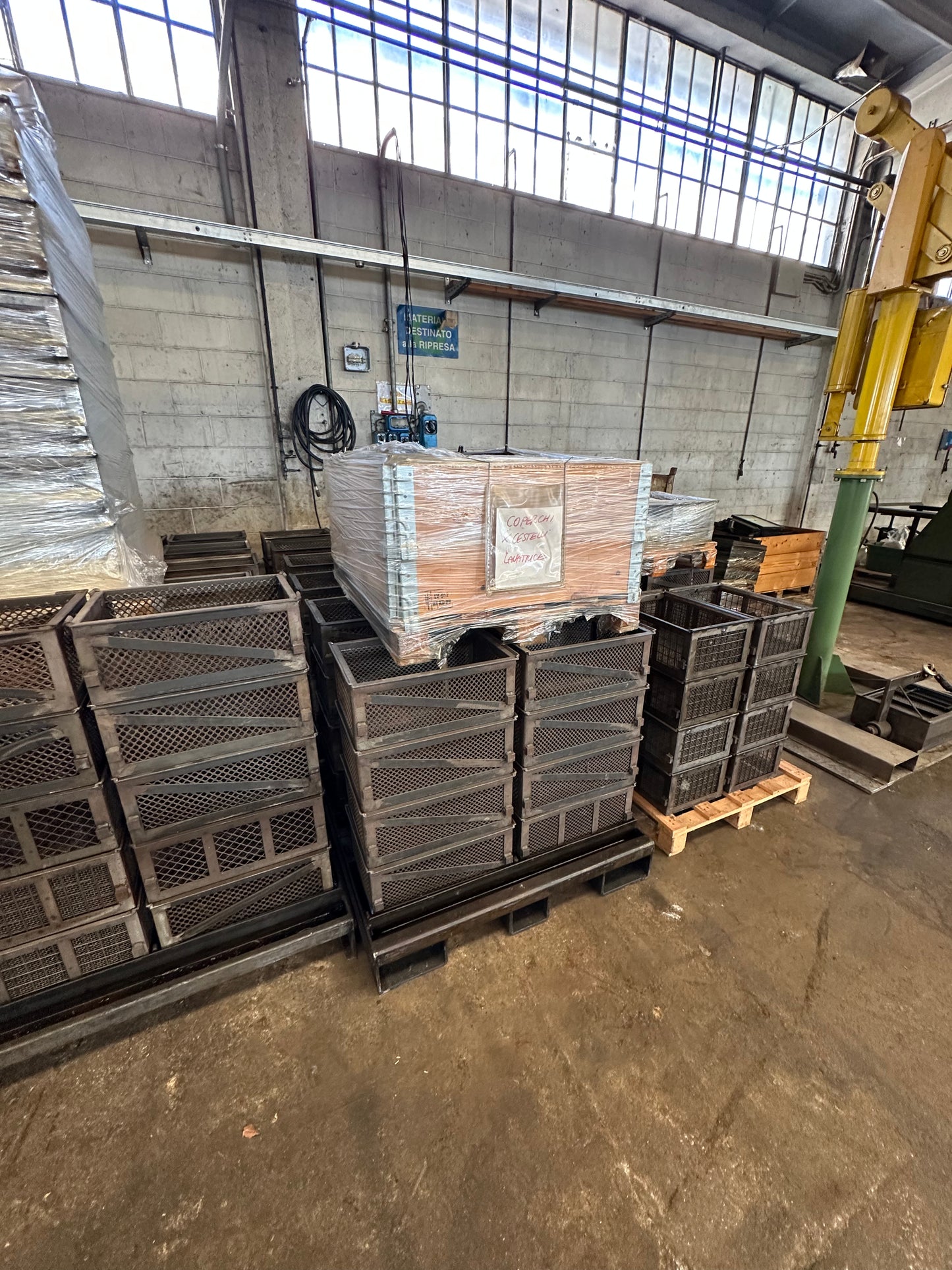 Cestelli Metallici per Lavaggio Industriale e Portapezzi 460×315×195 mm – Usati il Metalmeccanico Di M
