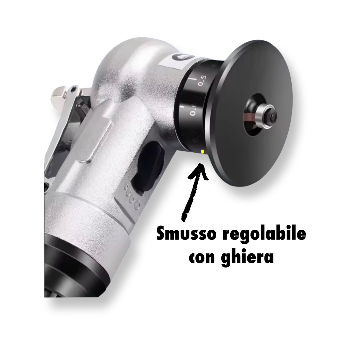 Smussatrice Pneumatica Portatile 45 gradi