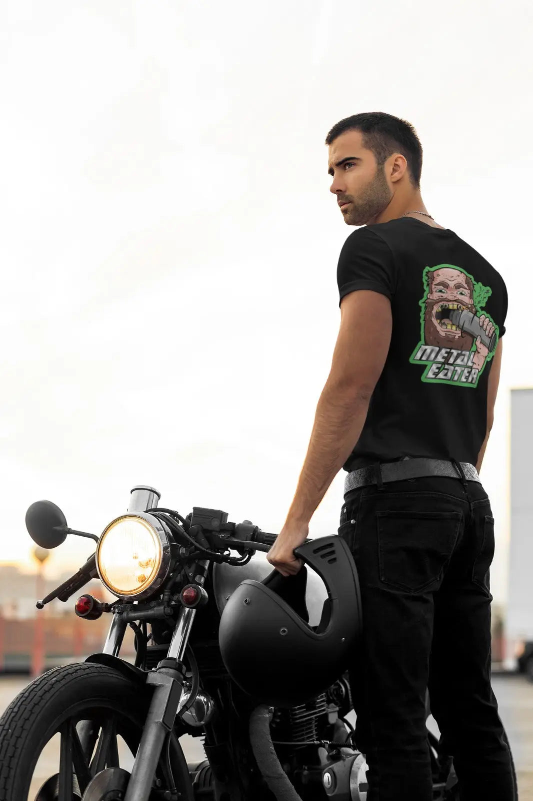 T-Shirt “Metal Eater” – Merchandising Ufficiale il Metalmeccanico Di M