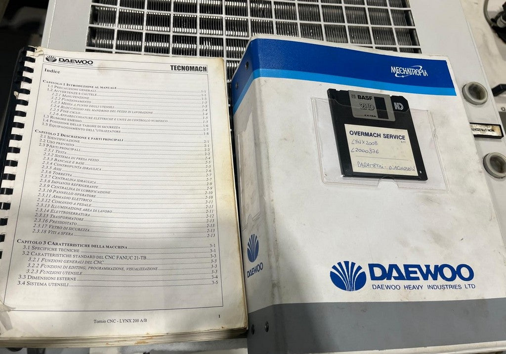 TORNIO CNC 2 ASSI DAEWOO LYNX 200B USATO