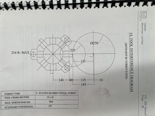 Tornio cnc 2 assi DIAMOND SJ 22 usato il Metalmeccanico Di M