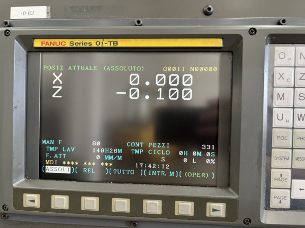 Tornio cnc 2 assi DIAMOND SJ 22 usato il Metalmeccanico Di M