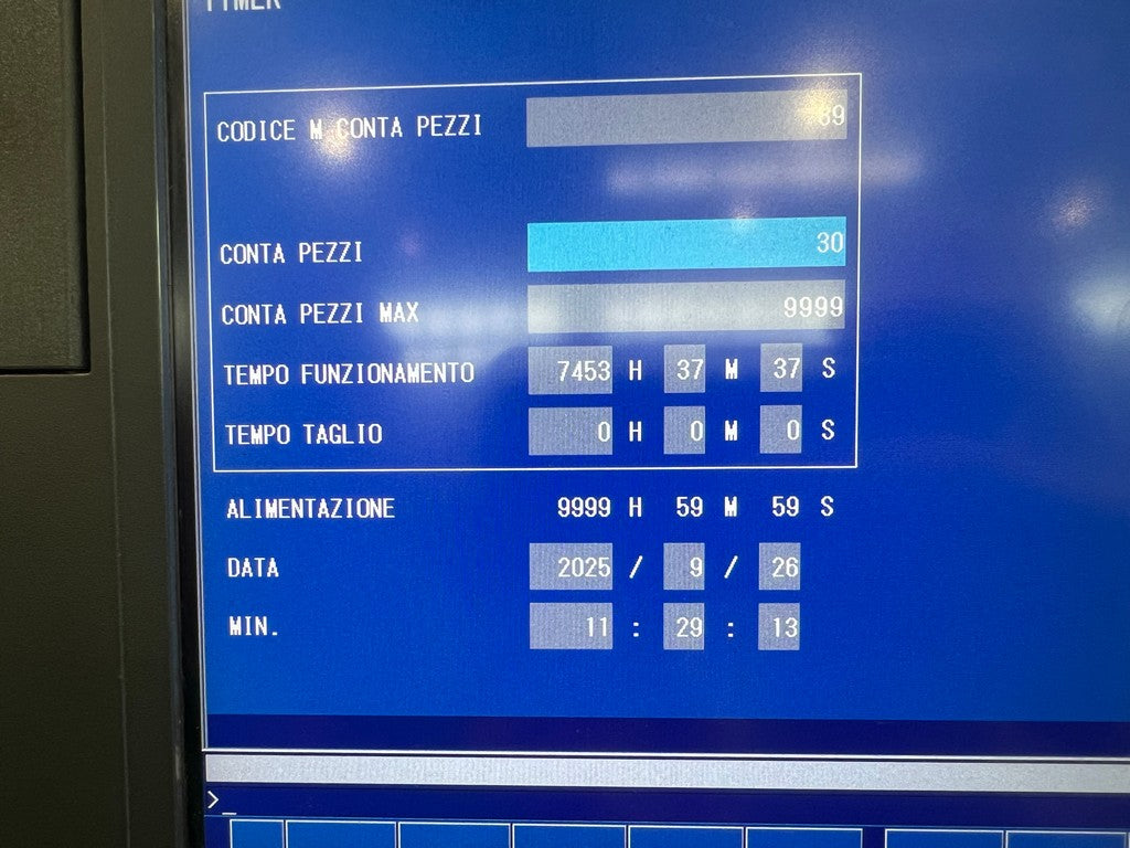 Tornio cnc motorizzato asse Y MORI SEIKI SL 2500 Y usato