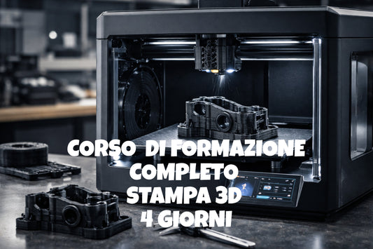 Corso di formazione - stampa  3d ad uso professionale - corso completo 4 giorni il Metalmeccanico Di M