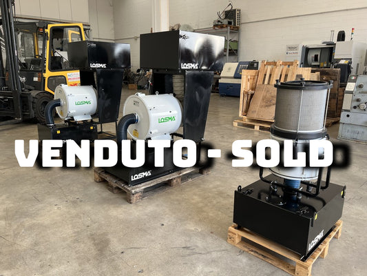 Aspiratore nebbie olio per macchine utensili LOSMA Aspirofilter usato lotto