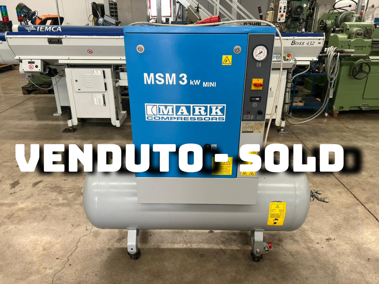 Compressore silenzioso professionale MARK MSM 3kw MINI usato
