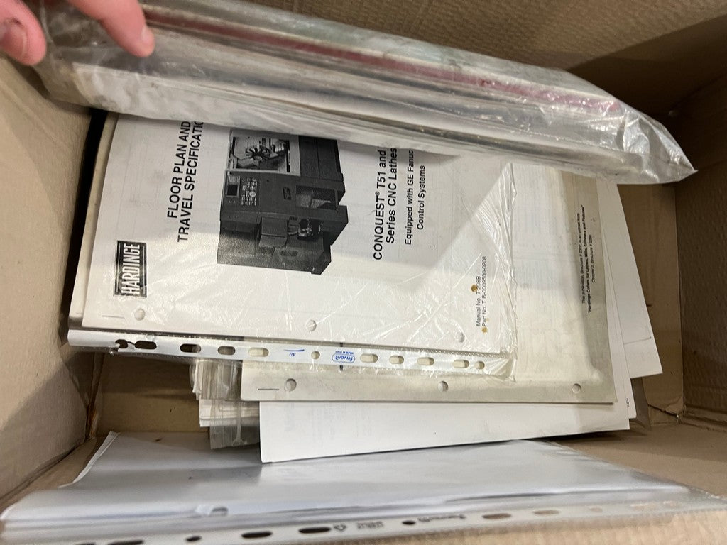 Tornio cnc 3 assi HARDINGE CONQUEST T51 motorizzato usato