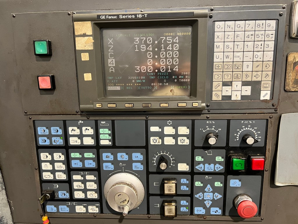 Tornio cnc 3 assi HARDINGE CONQUEST T51 motorizzato usato