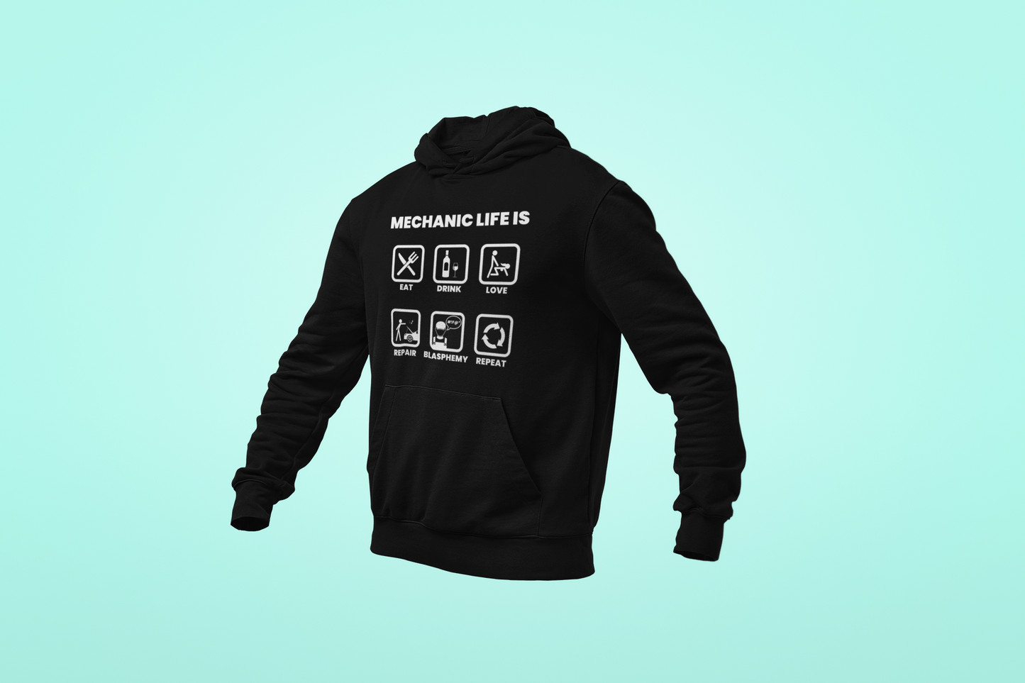 Felpa "vita da meccanico"