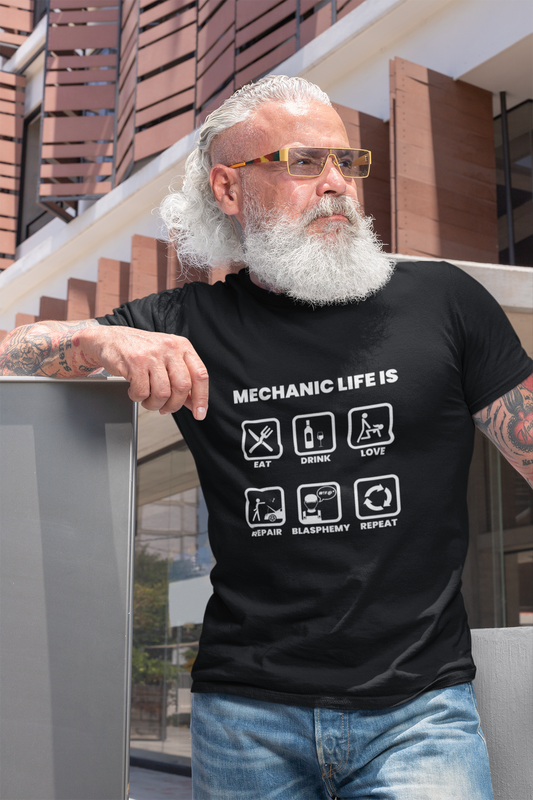 T-Shirt “Mechanic Life” – Merchandising Ufficiale