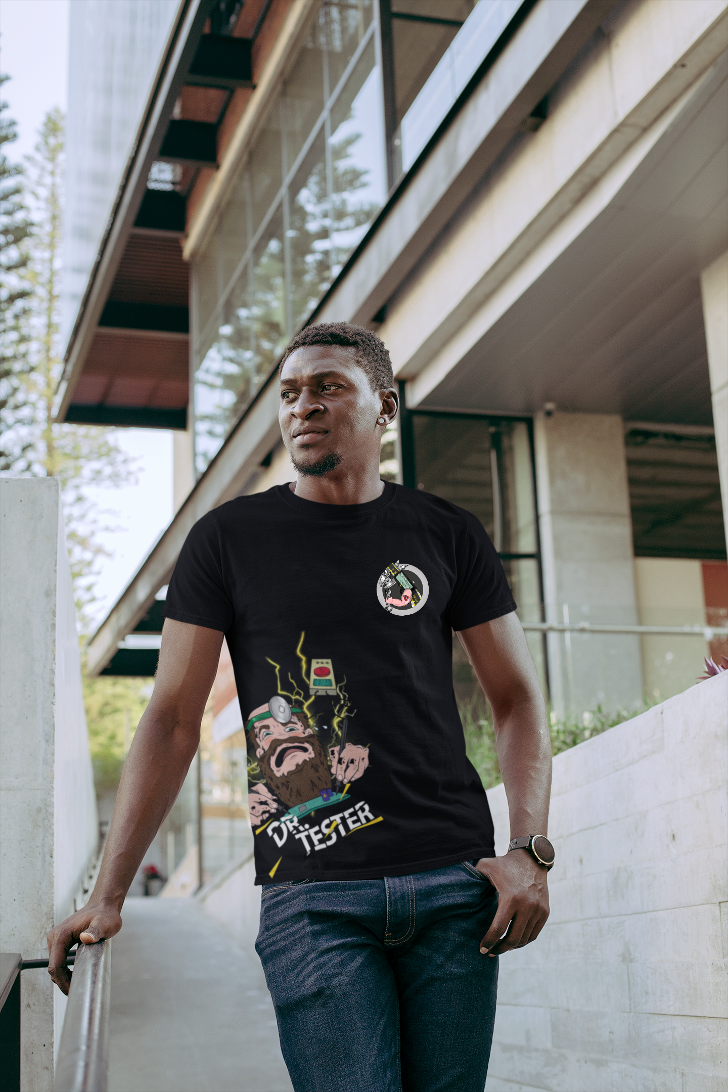 T-Shirt “Elettricista – Dottor Tester” – Merchandising Ufficiale