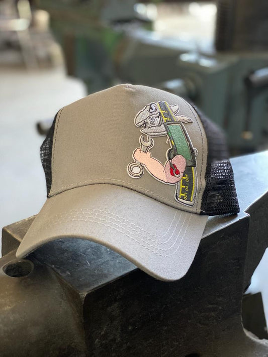 Cappello uomo con rete "Metalmeccanico di m"