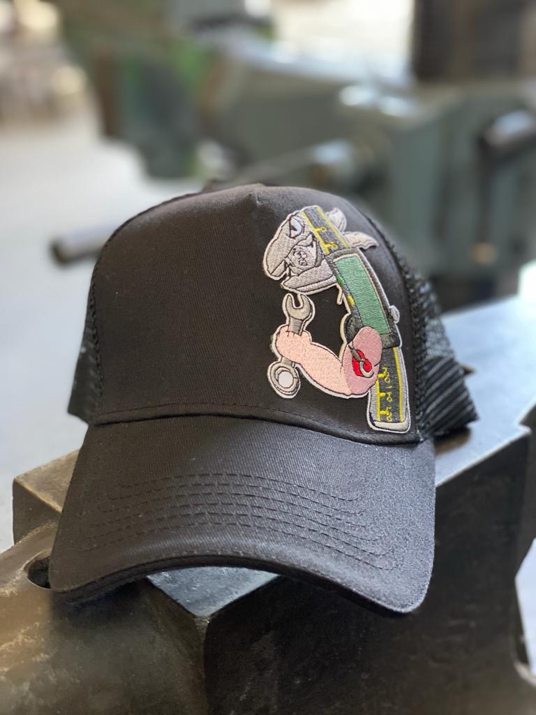 Cappello uomo con rete "Metalmeccanico di m"