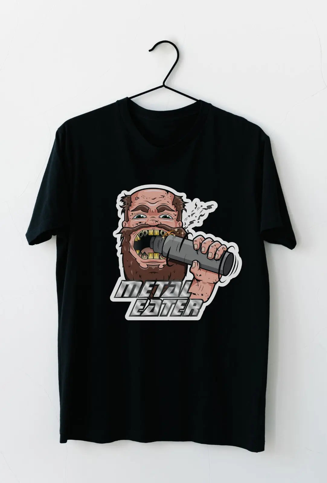 T-Shirt “Metal Eater” – Merchandising Ufficiale il Metalmeccanico Di M